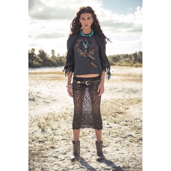 Spell and The Gypsy Coconut Crochet Skirt - Picture 2 of 4